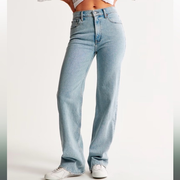 Abercrombie & Fitch 90s Relaxed Jean High rise - Picture 2 of 7
